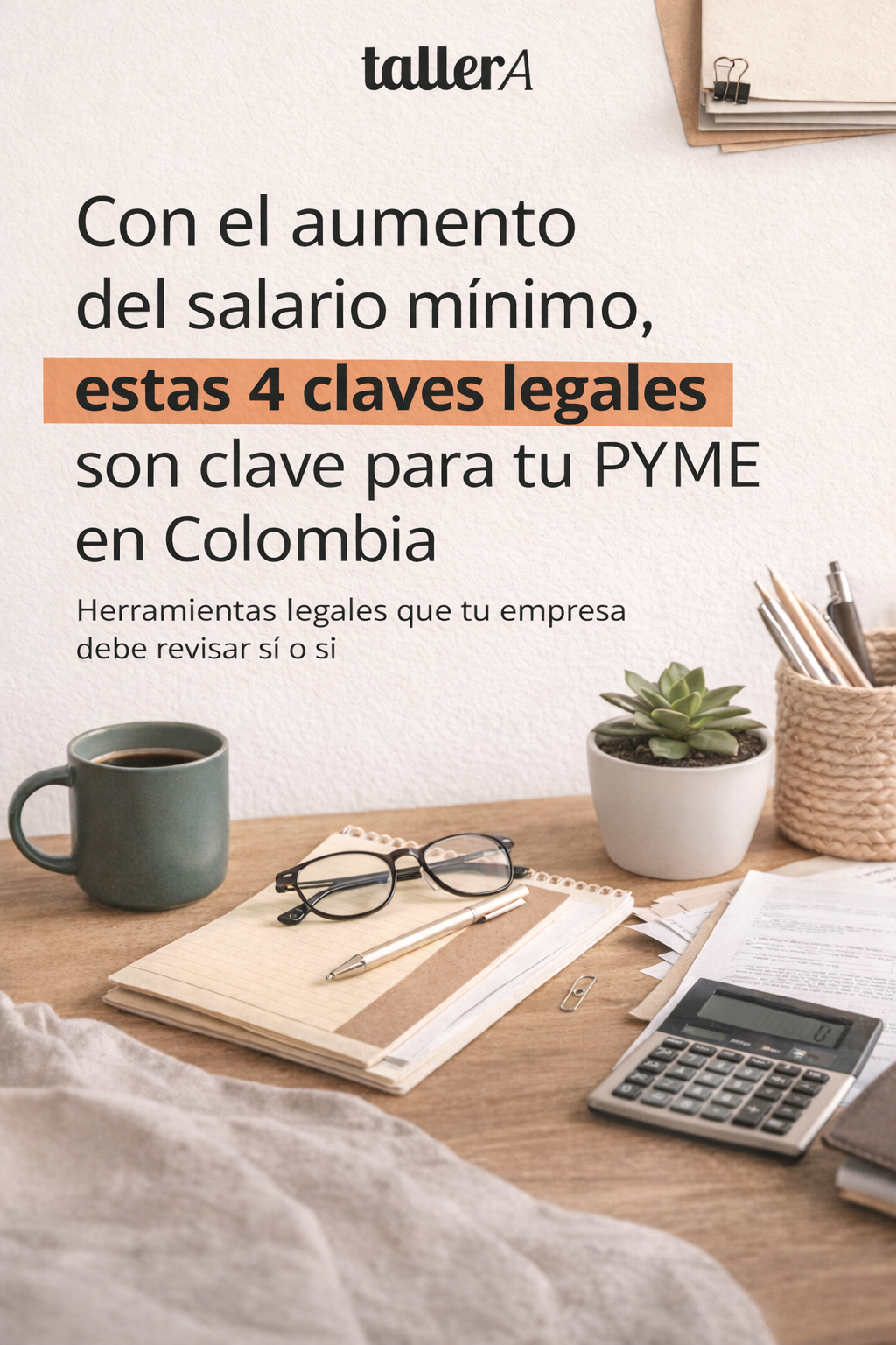Alza del salario mínimo en Colombia: conoce las 4 claves legales que toda empresa debe revisar para ajustar su nómina, prevenir riesgos y crecer con seguridad.
